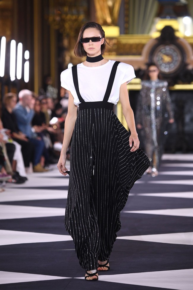 Fashion show koleksi spring 2020 Balmain di Paris Fashion Week, Paris, Prancis. Jumat (27/9/2019). Photo by Pascal Le Segretain/Getty Images.