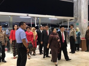 Megawati Hadiri Pelantikan Puan Jadi Ketua DPR