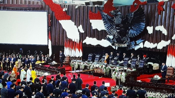 Foto: Pelantikan anggota DPR/MPR dan DPD 2019-2024 (Andhika/detikcom) Foto: Pelantikan anggota DPR/MPR dan DPD 2019-2024 (Andhika/detikcom)