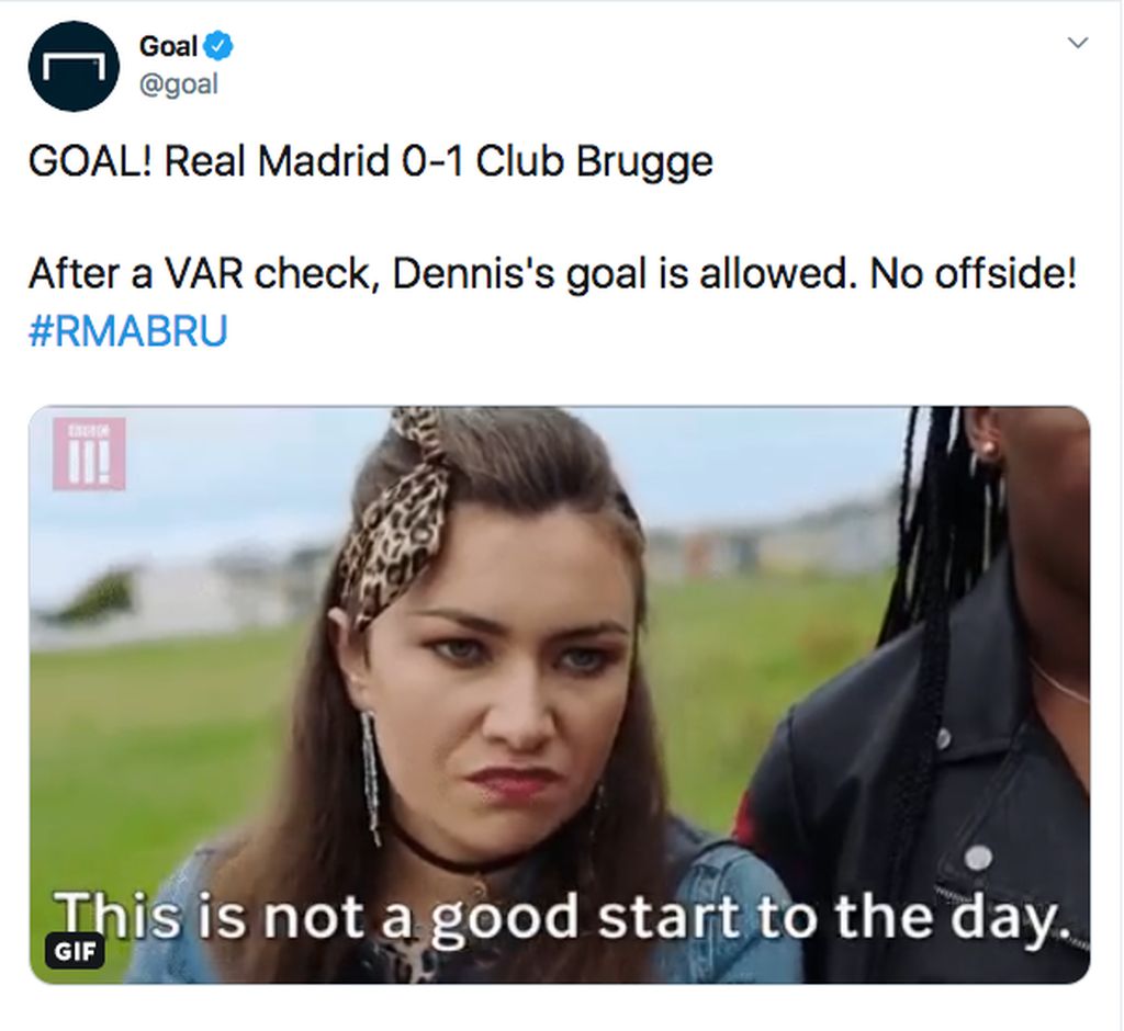 Meme Kocak Untuk Madrid Yang Gagal Menang Lawan Brugge