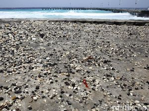 Pascagelombang Tinggi, Jalan di Miangas Penuh Bebatuan dan Karang