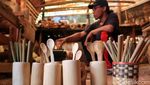 Mengintip Pembuatan Perabotan Ramah Lingkungan dari Bambu