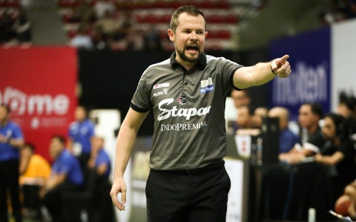 Giedrius Zibenas, pelatih Stapac Jakarta
