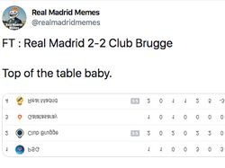 Meme Kocak untuk Madrid yang Gagal Menang Lawan Brugge