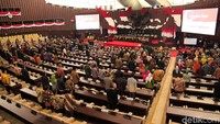 MPR periode 2019-2024 menggelar sidang paripurna kedua di Gedung Nusantara, Kompleks Parlemen, Senayan, Jakarta, Rabu (2/10/2019).