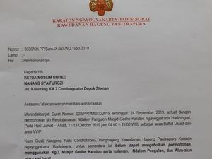 Keraton Yogya Tak Izinkan Masjid Gedhe Jadi Tempat Acara Muslim United