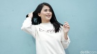 Ovi Sovianti kini tampil tertutup dan tak lagi seperti saat bersama Pamela Safitri di Duo Serigala.  Foto: Palevi S/detikFoto