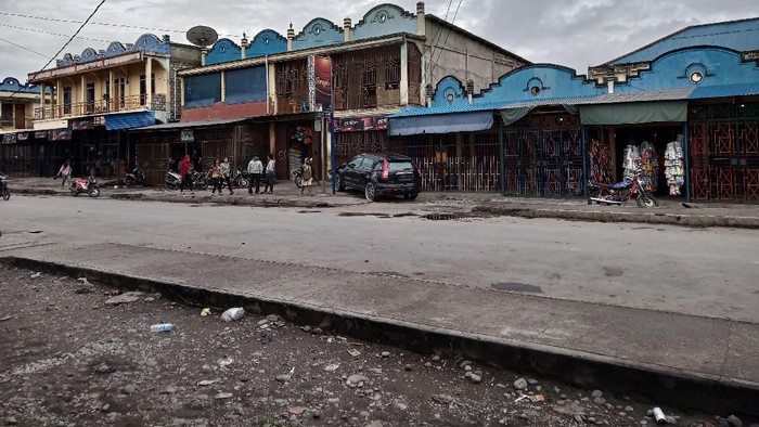 Situasi Wamena pasca rusuh (Foto: Saiman/detikcom) Situasi Wamena pasca rusuh (Foto: Saiman/detikcom)