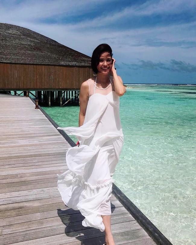 Zoe mengaku putranya, Brayden yang berusia 14 tahun tampak tidak senang setelah melihatnya mengenakan bikini.  Foto: Instagram