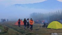 Di sana para pengunjung dapat menjajal berbagai macam areal wisata seperti berkemah, penangkaran rusa, wahana outbond seperti flying fox, paint ball, fun games dan lain- lain.  (Rico Bagus/detikcom)