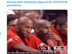 Meme Tottenham Digunduli Bayern Munich, Arsenal Ikut Nimbrung
