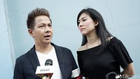 Delon mengutarakan alasan kenapa ia buru-buru menikahi Aida. Pool/Palevi S/detikFoto.