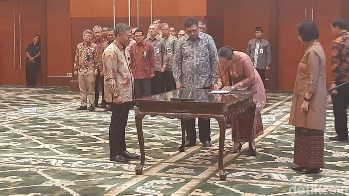 Foto: Pelantikan Tiga Pejabat Baru Kemenkeu (Achmad Dwi Afriyadi/detikcom) Foto: Pelantikan Tiga Pejabat Baru Kemenkeu (Achmad Dwi Afriyadi/detikcom)