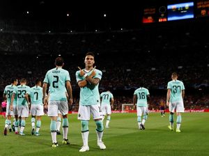 Inter Cetak Gol Pertama di Camp Nou dalam 49 Tahun