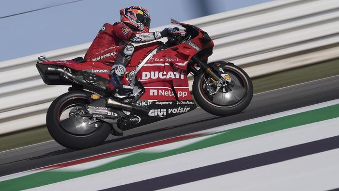 Andrea Dovizioso berburu podium ke-100 di MotoGP Thailand. (Foto: Mirco Lazzari gp / Getty Images) Andrea Dovizioso berburu podium ke-100 di MotoGP Thailand. (Foto: Mirco Lazzari gp / Getty Images)