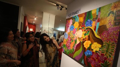 Pelukis Perempuan Unjuk Gigi di Pameran Les Femmes