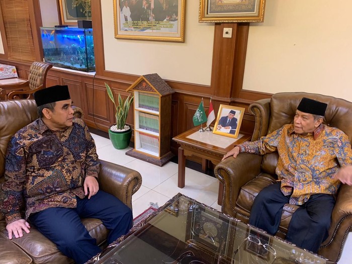 Jelang Pemilihan Ketua MPR, Ahmad Muzani ke PBNU Minta Restu Said Aqil