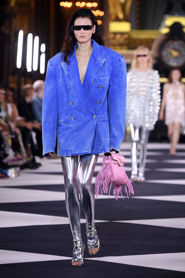 Fashion show koleksi spring 2020 Balmain di Paris Fashion Week, Paris, Prancis. Jumat (27/9/2019). Photo by Pascal Le Segretain/Getty Images.