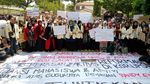Mahasiswa Geruduk Gedung DPRD Purworejo