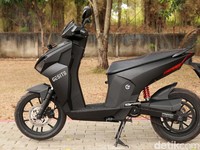 Tes Motor Listrik Gesits, Kena Hujan dan Lewati Tanjakan Curam