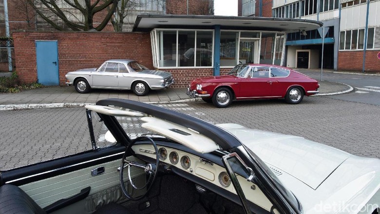 VW Karmann Ghia type 34 di pabrik Osnabruck Jerman Foto: Volkswagen VW Karmann Ghia type 34 di pabrik Osnabruck Jerman Foto: Volkswagen
