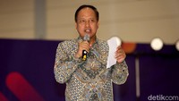 Menristekdikti M Nasir pun hadir untuk membuka pameran tersebut.
