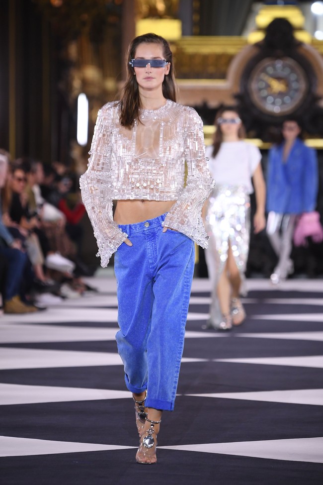 Fashion show koleksi spring 2020 Balmain di Paris Fashion Week, Paris, Prancis. Jumat (27/9/2019). Photo by Pascal Le Segretain/Getty Images.