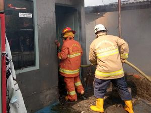 Ruang Tunggu Rutan Pondok Bambu Terbakar, Diduga Akibat Korsleting