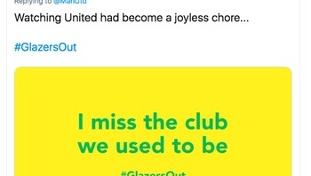 Netizen ini mengaku merindukan MU yang dulu. Foto: Twitter