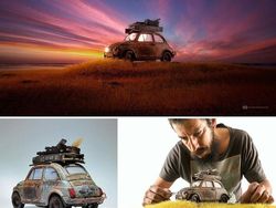 Super Kreatif! Ketika Diorama Berpadu dengan Efek Photoshop