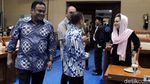 Para Pimpinan DPR Hadiri Rapat Pembagian Ruang Kerja