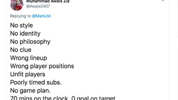 Tak ada gaya, tak ada identitas, tak ada filosofi, tak tahu arah, tak ada rencana, dan macam-macam lagi kritikan netizen ini. Foto: Twitter