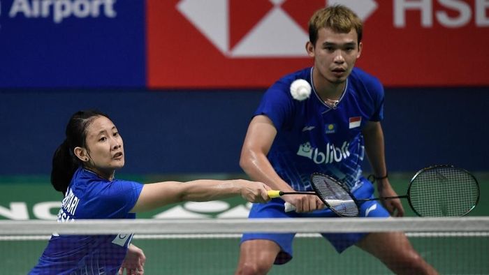 Rinov Rivaldy/Phita Haningtyas Mentari bertekad persembahkan medali emas SEA Games 2019. (Jung Yeon-je / AFP) Rinov Rivaldy/Phita Haningtyas Mentari bertekad persembahkan medali emas SEA Games 2019. (Jung Yeon-je / AFP)