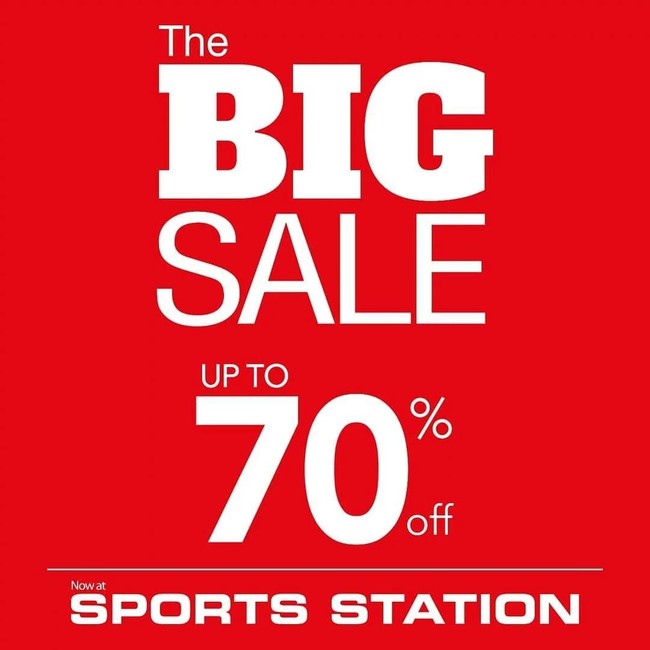 Sport Station Super Big Sale bisa disambangi bagi Anda yang butuh alat-alat olahraga. Tak tanggung-tanggung, potongan yang ditawarkan hingga 70%. Foto: Twitter