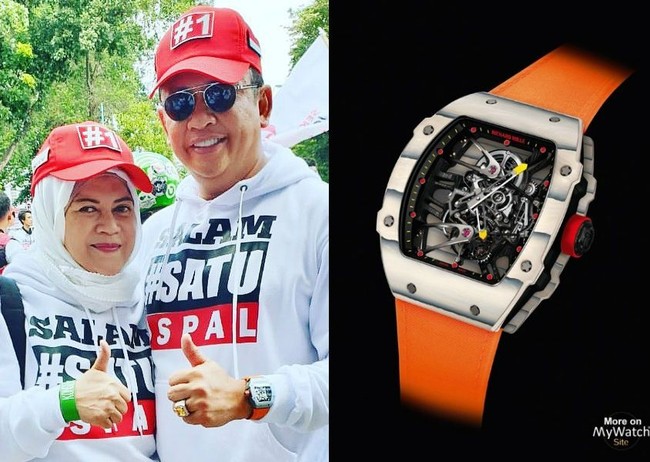 Jam tangan Richard Mille yang dipakai Bambang Soesatyo ini merupakan seri RM 27-02. Jam tangan tersebut awalnya dibuat brand Richard Mille untuk petenis Rafael Nadal pada 2010. Namun kini jam serupa bisa dimiliki siapapun yang mampu membelinya dan sudah dirilis dalam beberapa seri. Foto: Dok. Instagram @bambang.soesatyo