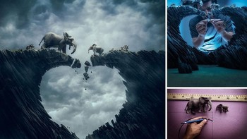 Sekilas fotonya terlihat hasil sepenuhnya editan Photoshop. Foto: Felix Hernandez