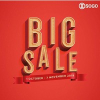 Pilihan busana yang lebih beragam bisa ditemukan di department store. Sogo pun bisa jadi destinasi belanja Anda terlebih ada program Big Sale. Promo menarik ini masih berlangsung hingga 7 November. Foto: Twitter