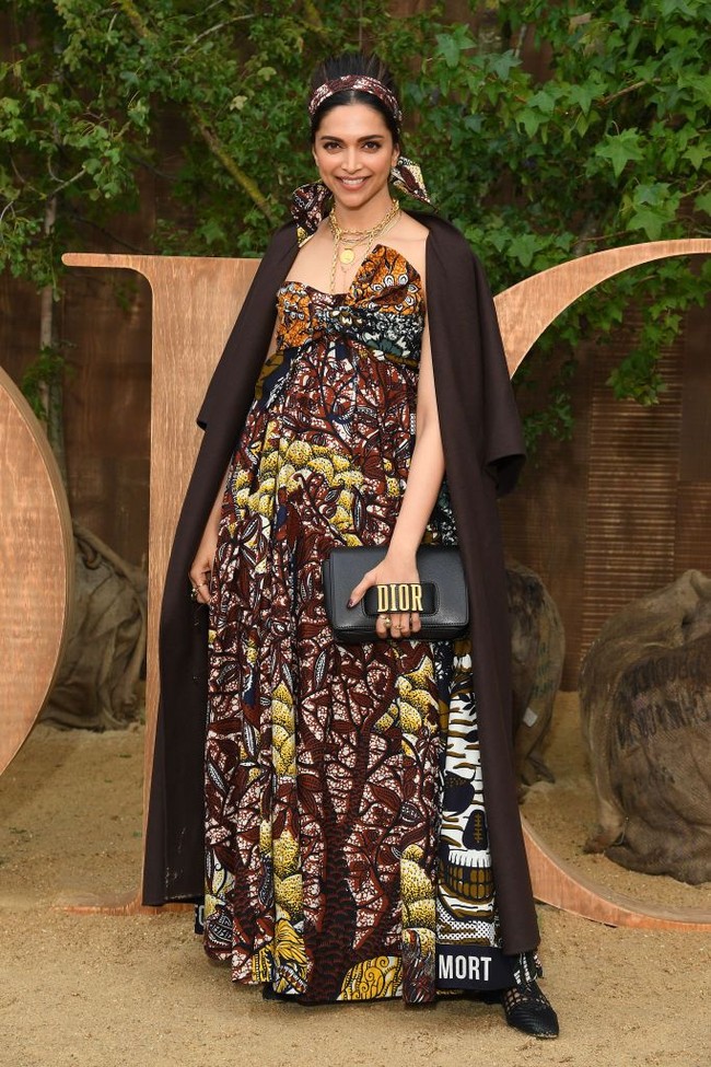 Deepika Padukone di fashion show Dior. (Foto: Getty Images)