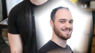 Beda Banget! Transformasi Pria-pria Botak Setelah dan Sebelum Pakai Wig