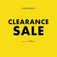 Sambangi pula Karen Millen untuk menemukan busana-busana menarik yang ditawarkan dengan harga lebih miring. Di Senayan City, retailer itu sedang diskon hingga 70% + 15% hingga 30 Oktober nanti. Foto: Twitter