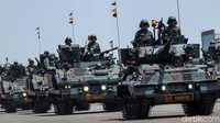 Peringatan HUT ke-74 TNI digelar di Lapangan Udara (Lanud) Halim Perdanakusuma.