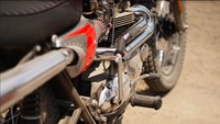 Syle Flat Track dipilih karena sesuai dengan program yang pertama kalinya dihadirkan di Kustomfest yakni Flat Track Race. Ada konektivitas antara lucky draw dengan program perdana di Kustomfest tahun ini, terang Lulut. Foto: dok. Kustomfest