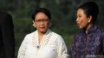 Gaya Para Tokoh Hadiri Peringatan HUT TNI