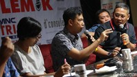 Hadir dalam diskusi tersebut antara lain Ketua YLBHI Asfinawati, staf pengajar Univ. Jember Bayu Dwi Anggono, politisi Partai Demokrat Didi Irawadi, dan pakar hukum konstitusi Heru Widodo.