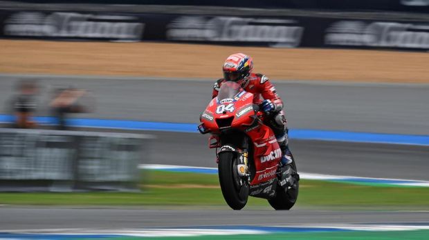 Andrea Dovizioso tidak bisa memberikan tekanan pada Marquez sepanjang musim.