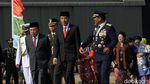 Gaya Para Tokoh Hadiri Peringatan HUT TNI