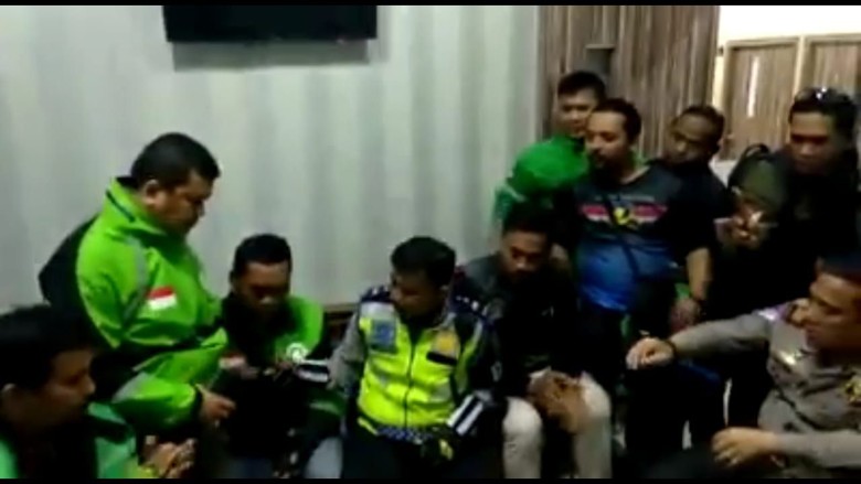 Berakhir Damai, Polantas Penendang Pengemudi Ojol di Bogor Minta Maaf