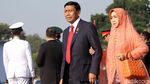 Gaya Para Tokoh Hadiri Peringatan HUT TNI