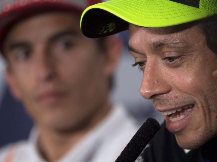 Valentino Rossi menilai dominasi Marc Marquez mirip dengan kiprahnya saat muda dulu. (Foto: Mirco Lazzari gp/Getty Images) Valentino Rossi menilai dominasi Marc Marquez mirip dengan kiprahnya saat muda dulu. (Foto: Mirco Lazzari gp/Getty Images)