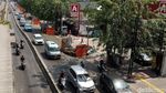 Jalan Otista Jaktim Menyempit Gegara Proyek Ini